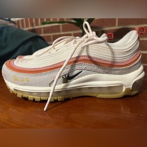 Women’s air max 97’ “Peace, Love, and Run” size 7